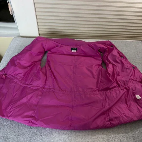 J.Crew Down Puffer Vest Purple /Magenta Size M Pre owned - Picture 11 of 16